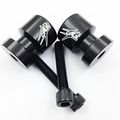 Smt Moto- Black Motorcycle Swingarm Spools Sliders For Suzuki Gsxr 1300r Hayabusa Bandit B-king 1000