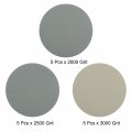 Uxcell 5-inch Hook And Loop Sanding Disc Wet Dry Silicon Carbide 2000 2500 3000 Grit Assorted 15 Pcs