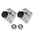 2 Front Wheel Hub Kit Bearings Seals Replacement For Club Car Ds 1982-2002 11011102 