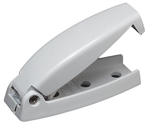 Rv Designer E211 Plastic Rounded Baggage Door Catch White 2 Per Pack Compartment Hardware