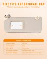 Ocpty Sun Visor Fit For 2006 2007 2008 2009 2010 2011 2012 2013 Toyota Rav4 With Sunroof Beige Right Passenger Side