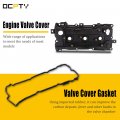 Ocpty Valve Cover Gasket Set Covers Replacement Fit For Nissan Altima Pathfinder Infiniti Jx35 Qx60 2007-2014