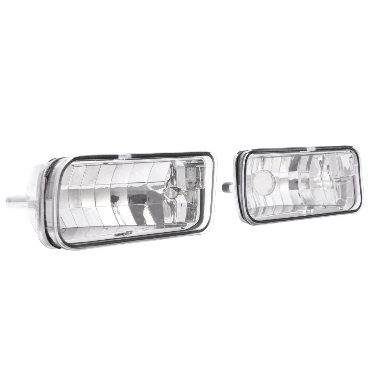 Front Bumper Turn Signal Light Pair For 1985-1992 Chevy Chevrolet Camaro Clear Lens Driver And Passenger Side Replacement