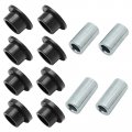 Front Shock Bushing Sleeve Kit For Polaris Rzr 800 570 Sportsman 550 850 1000 Scrambler