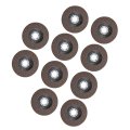 10 Pieces Of 4-1 2 X 7 8 Type 27 80 Grit Zirconia Flap Wheel 