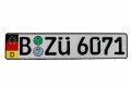 German Euro Plate With Flag Coat Of Arms Random Characters 