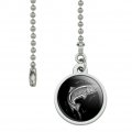 Brown Trout Illustration Ceiling Fan And Light Pull Chain