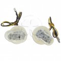 Led Turn Signal Flush Mount For Yamaha Yzf R3 R6 R1 Fz6 Fz1light Blinker Clear 