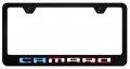 Au-tomotive Gold Uv Print Polycarbonate License Plate Frame For Chevy Camaro Black