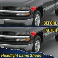 Headlight Lens Cover For Chevy Silverado 1500 2500 1999-2002 Fit Hd 3500 2001-2002 Suburban Tahoe 2000-2006 Clear