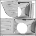 Fo2598105 Bumper Insert Compatible With Ford Flex 2009-2012 Driver Left Side Polished Chrome