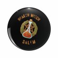 Hearth Witch Salem Apothecary Potion Autumn Halloween Keychain Double Sided 3d Resin Stainless Steel Round Key Ring 1 25 In 