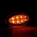 Pro Led 6965ac Peterbilt Clear Lens Amber Leds Side Marker Light Lh-rh Oe Type 3 Pin Plug 