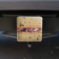 Palamino Horses Running Border Pattern Tow Trailer Hitch Cover Plug Insert