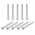 Uxcell 10 -24x2 Flat Head Machine Screws Phillips 304 Stainless Steel Bolts 25pcs