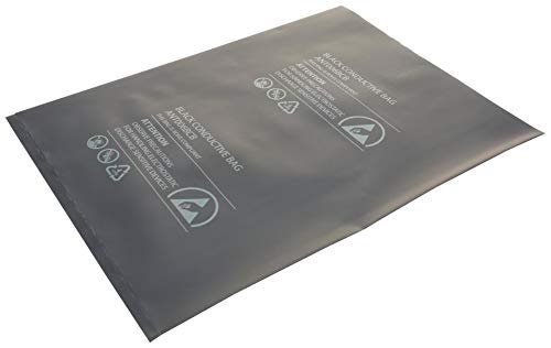 Multicomp 006-0021 Antistatic Bag Conductive Heat Seal 8 W X 12 L