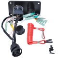 704-82570-08-00 Single Engine Key Switch Panel By Wadoy For Yamahaa Outboard Ignition 704 Control Box 12v Yacht Boat 