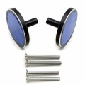 Httmt- Universal Blue Motorcycle Front Fender Reflector Frame Slider Screw Bolt Compatible With Sport Street Bike P N