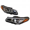 Loyalheartdy For 2015 2016 2017 Hyundaisonata Headlight Assembly Left Driver Right Passenger Side Halogen Headlamp Pair Set 