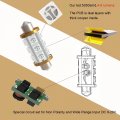 Wiseshine 44mm 578 Festoon Dome Led Bulb Blue 211-2 561 562 567 566 Navigation 12v-24v For Lanscape Camper Rv Car Interior