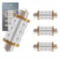 Wiseshine 44mm 578 Festoon Dome Led Bulb Blue 211-2 561 562 567 566 Navigation 12v-24v For Lanscape Camper Rv Car Interior