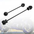 Artudatech Front Rear Axle Fork Wheel Slider Cnc Black Fit For Yamaha Yzf-r7 Yzf R7 2021-2023