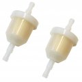 2 Pack Universal In-line Fuel Filter Fits 1 4 5 16 Line 2505042s 