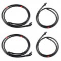 4pcs Sunroof Drain Tube For Land Rover Lr3 0l 4 4l 2005-2009 Lr4 3 5 2010-2015 Replace Eeh500100 Eeh500110 I 2pcs Front Reari 