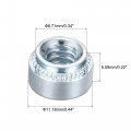 Uxcell Self -clinching Nuts 1 4-20 X 0 22-inch Carbon Steel With Zinc Plating Rivet Nut Round Head Metal Sheet Mounting