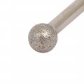 Uxcell 3mm Shank 6mm Dia Diamond Head Ball Shaped Grinding Mounted Point Bits 10pcs