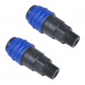 Composite One-touch Quick Coupler 3 8 Male In 1 Accepts Amt 2 Pack