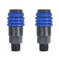 Composite One-touch Quick Coupler 3 8 Male In 1 Accepts Amt 2 Pack