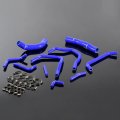 Silicone Coolant Hose Clamps Kit For Toyota Land Cruiser Hdj80 1hd-t Ft 4 2l Blue 