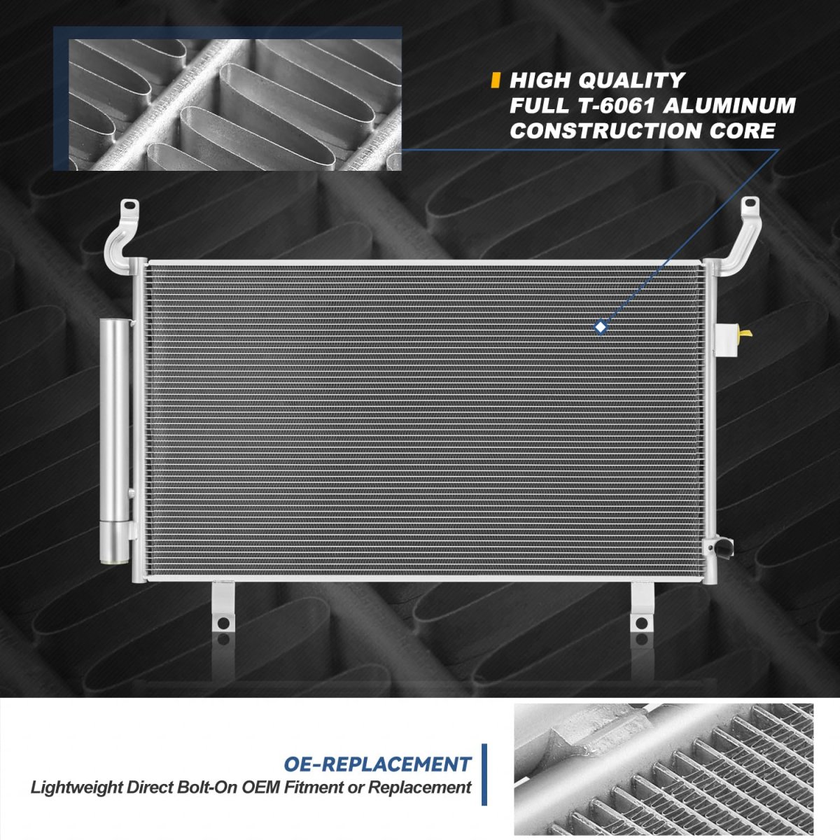 Dpi 30174 Factory Style Aluminum A C Condenser For Subaru Legacy Outback 2020-2024