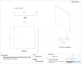 Bud Industries Sfa-series Aluminum Surface Shield Panel 19 Width X 19-1 4 Height 1 8 Thick Black 