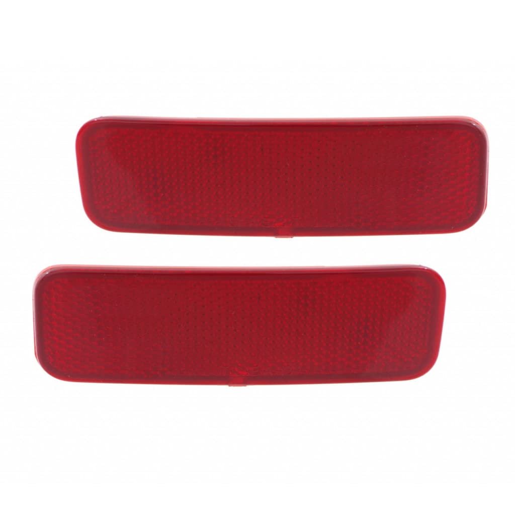 Rear Bumper Reflector Pair For Ford Transit Connect 2014 2017 Driver And Passenger Side Capa Certified Fo1184106c Fo1185106c