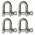 Extreme Max 3006 8267 4 Boattector Stainless Steel Chain Shackle 3 8 4-pack 