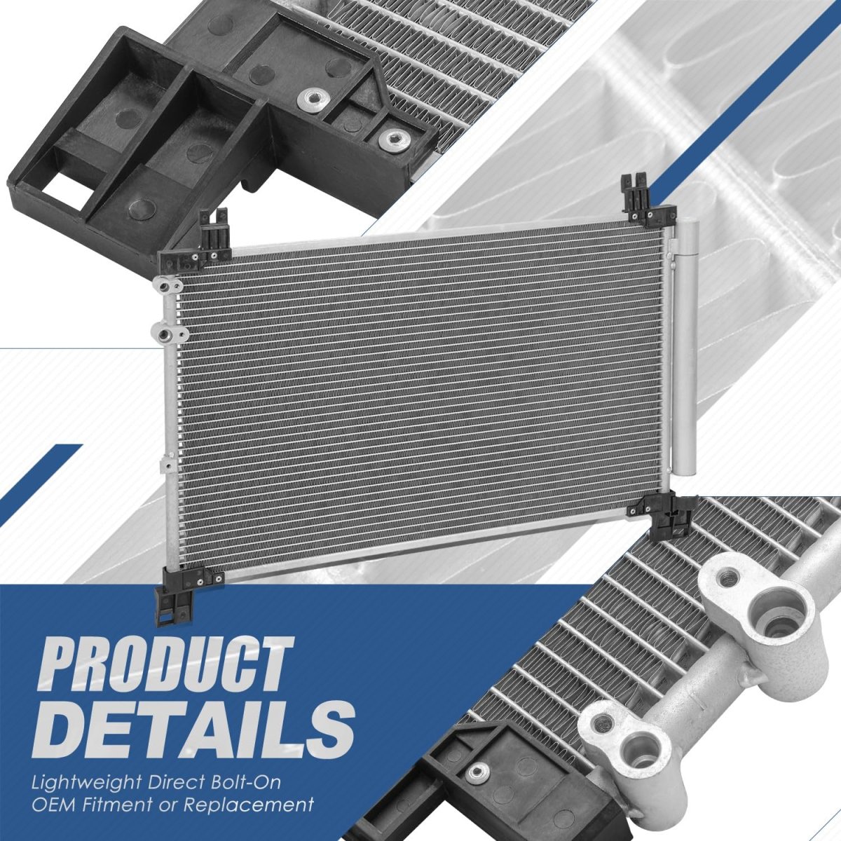 Air Conditioning Ac Condenser For 2015 Lexus Rc350 Aluminum Replacement Dpi 4893 Lx3030133