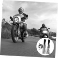 Inoomp 1 Pair Clutch Lever Vintage Leather Fringe Bicycle Handlebars Bar Edge Bike Handle Grips Brake Handlebar Accessories