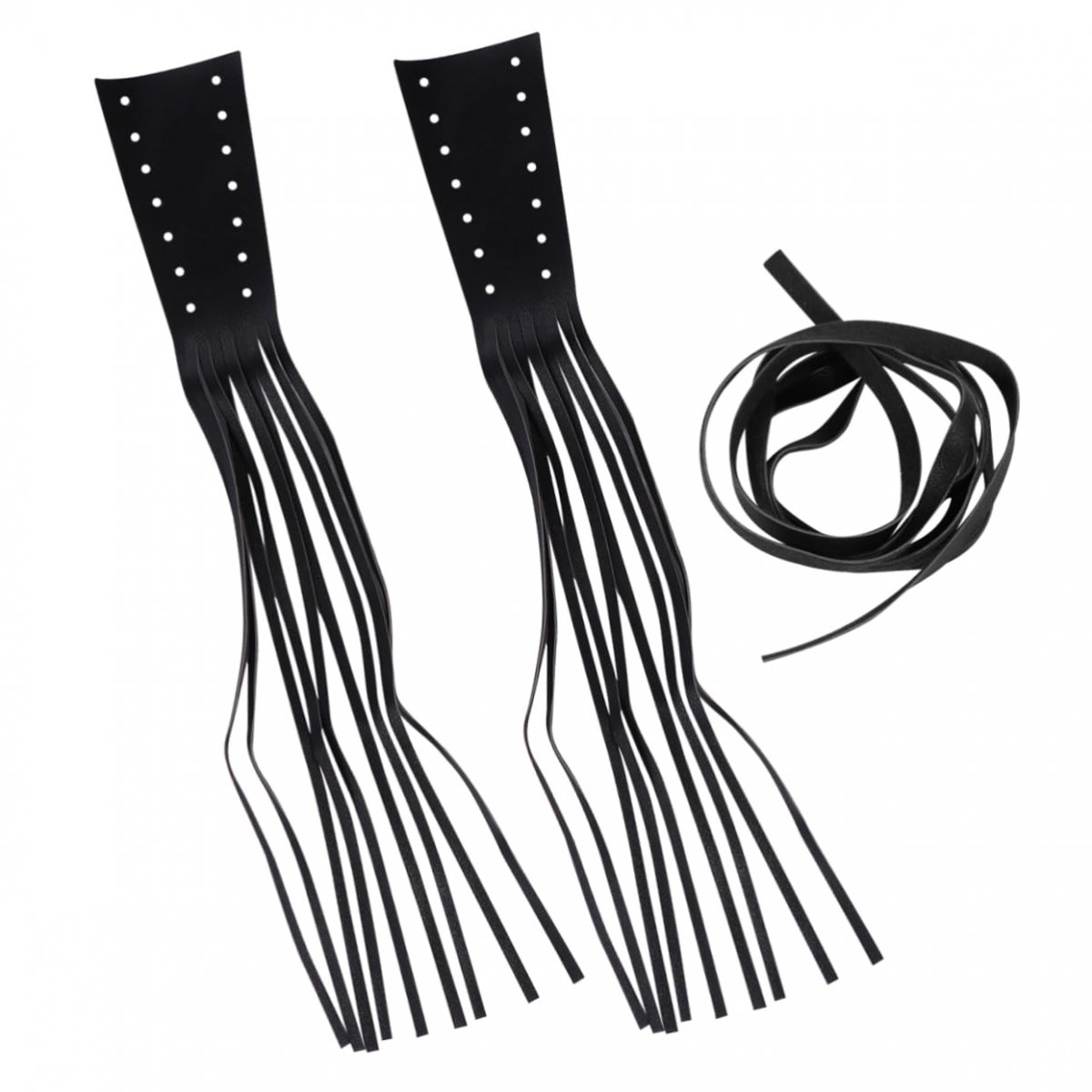 Inoomp 1 Pair Clutch Lever Vintage Leather Fringe Bicycle Handlebars Bar Edge Bike Handle Grips Brake Handlebar Accessories