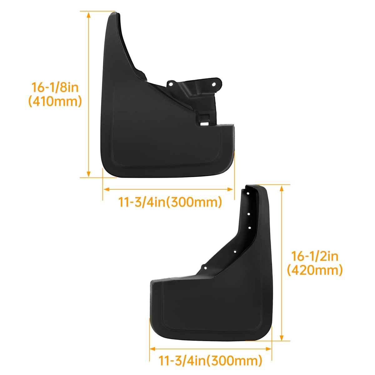 Mud Flaps Splash Guards For 2021 2025d Bronco Front And Rear 4 Pcs Replacement For M2dz-16a550-aa M2dz-16a550-bb Fits Base Big