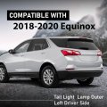 G-plus Rear Outer Left Tail Light Assembly W Bulbs Compatible With Chevy Equinox 2018 2019 2020 Brake Lamp Luces Traseras