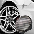 Usonline911 4 Pack Carbon Fiber Look Car Wheel Hub Center Caps Cover 60mm Universal Auto Suv