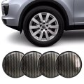 Usonline911 4 Pack Carbon Fiber Look Car Wheel Hub Center Caps Cover 60mm Universal Auto Suv