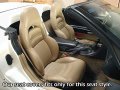 Iggee Artificial Leather Custom Made Original Fit Front Seat Covers Designed For 1997-2004 Chevy Corvette C5 Black