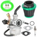 Pz19 19mm Carburetor Carb Cable Choke 35mm Air Filter For 50 70 90 110cc 125cc Atv Quad Taotao Kazuma Peace Sports Loncin 