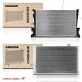A-premium Coolant Radiator A C Condenser Cooling Kit Compatible With Mercedes-benz C63 Amg 2012-2015 Cls63 2012-2014 S C218
