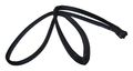 Left Side Door Weatherstrip 5017463af Black Rubber Replacement For 
