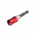 Uxcell Extension Extend Socket Drill Bit Holder Magnetic Hex Screwdriver Power Tools 2 4-inch Length 1 4 -hexagon Red