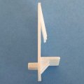 Shelf Support Locking 1 2 5mm Peg White 